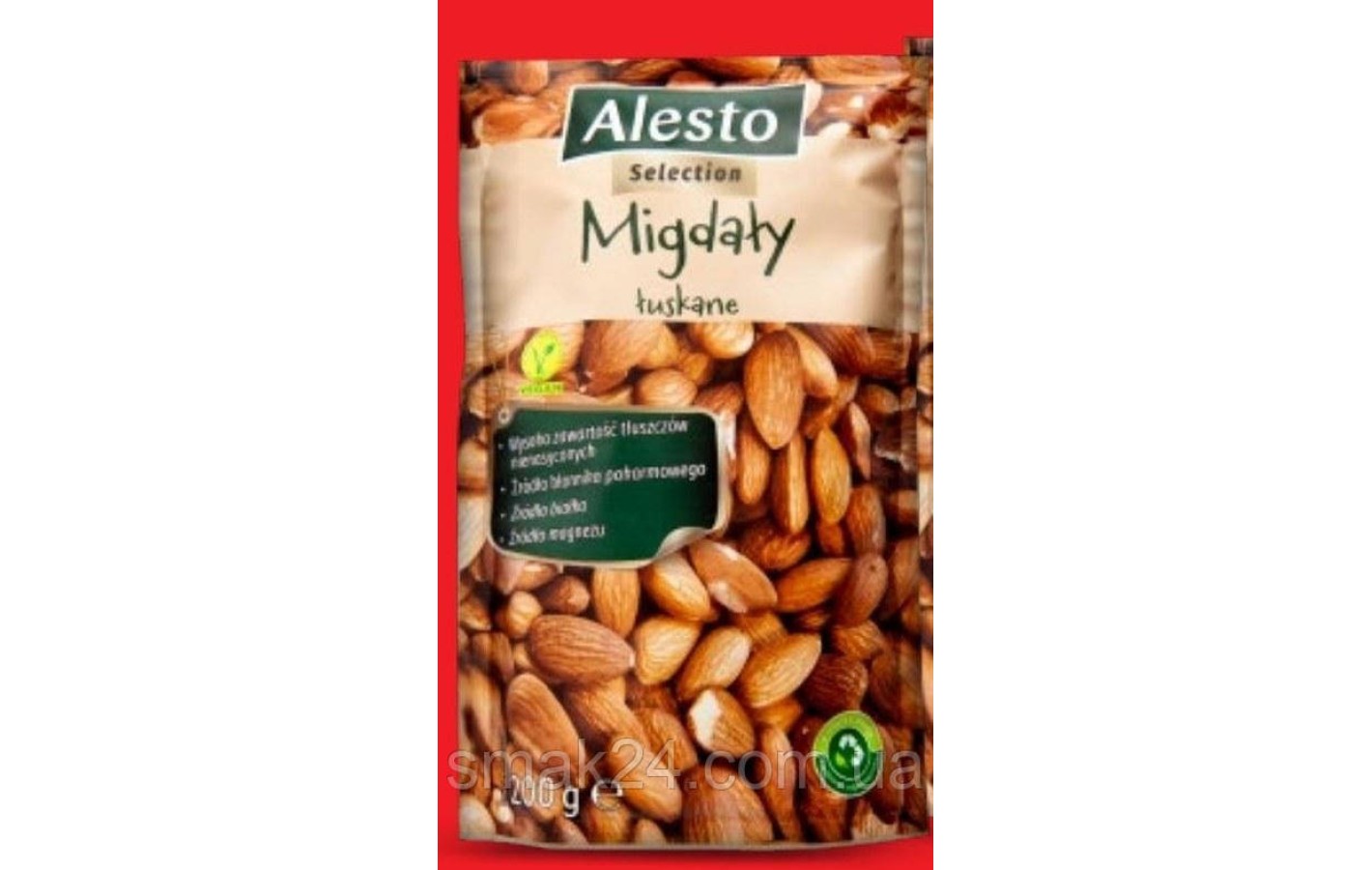 Миндаль Alesto Migdaly Tuskane 200г Германия