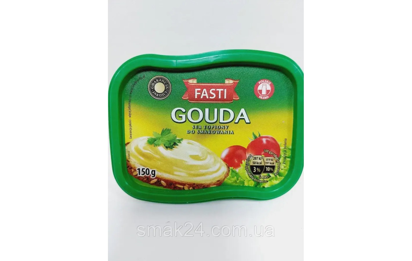 Сыр плавленый Гауда Fasti Gouda 150г Польша