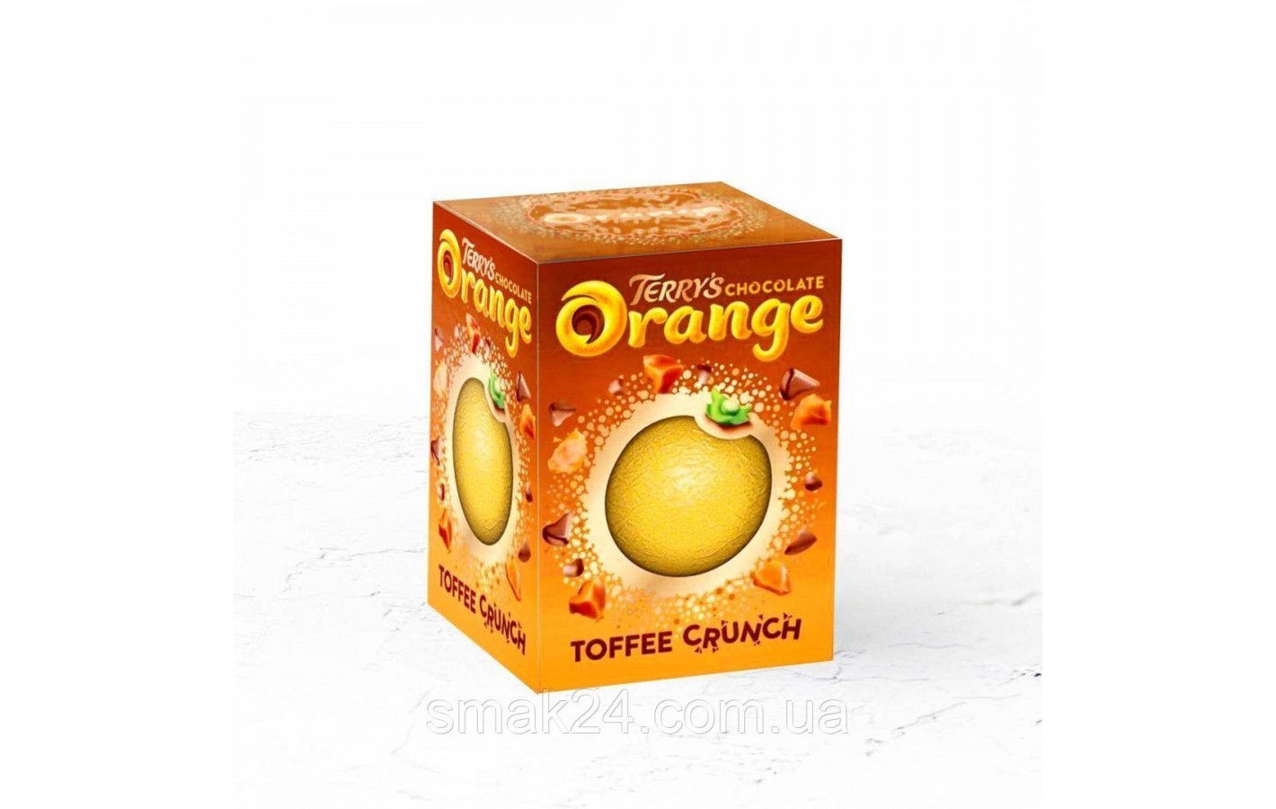 Шоколадний апельсин зі шматочками ірису Terrys Chocolate Orange Toffee Crunch 152 г Франція