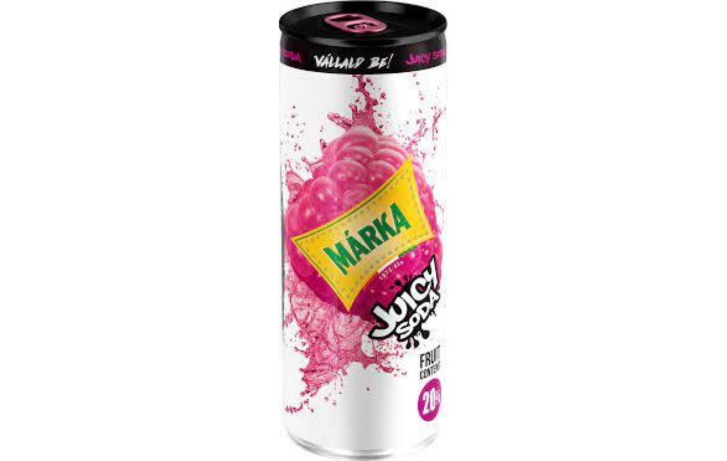 Напиток сильногазированный с соком и со вкусом Вишни MARKA JUICY SODA 250мл ж/б Венгрия