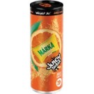 Напиток сильногазированный с соком и со вкусом Апельсина MARKA JUICY SODA 250мл ж/б Венгрия