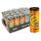 Напиток сильногазированный с соком и со вкусом Апельсина MARKA JUICY SODA 250мл ж/б Венгрия