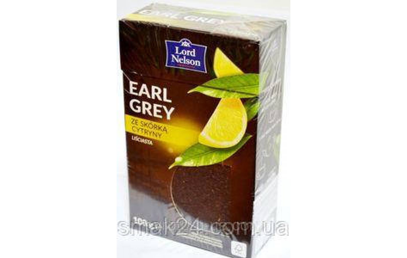 Чай черный ароматизированный с лимоном Lord Nelson EARL GREY (75х1.75г) 131,25г Польша