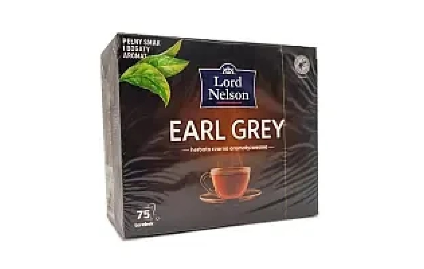 Чай черный с Бергамотом Lord Nelson EARL GREY (75х1.75г) 131,25г Польша