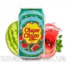Напиток газированный со вкусом арбуза Chupa Chups Watermelon 345мл ж/б Корея