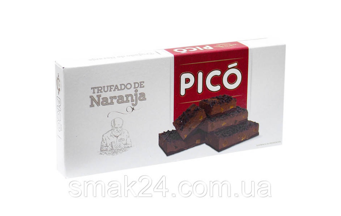 Туррон шоколадный трюфель с апельсином Pico Turron dTrufado de Naranja 150г Испания