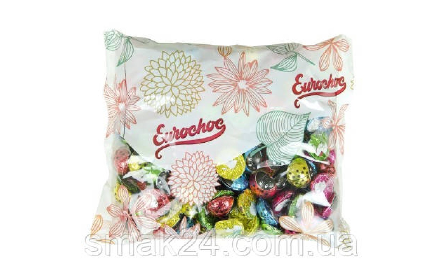 Конфеты из молочного шоколада Ассорти БЕЗ ГЛЮТЕНА Eurochoc Esferas Doble Fleco 1кг Испания