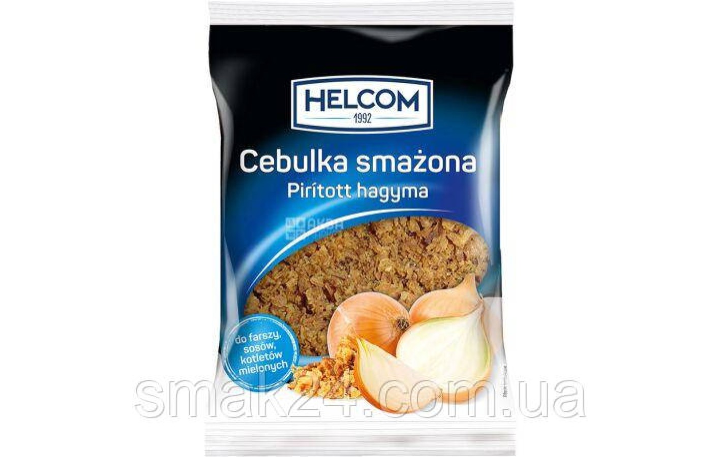 Хрустящий жареный лук Helcom Cebulka Smazona 100г Польша