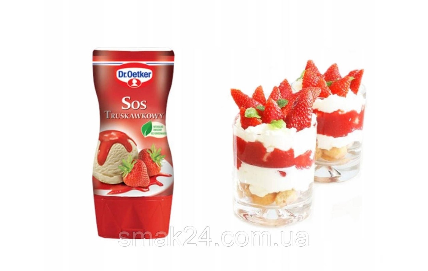 Топпинг - соус клубничный Dr.Oetker Sos Truskawkowy 200г Польша