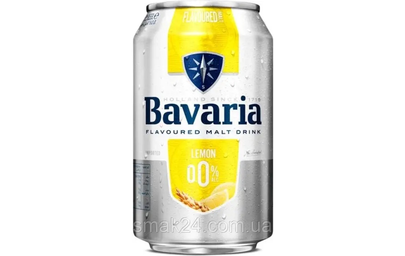 Пиво світле безалкогольне фільтроване Bavaria Lemon 0% 0,5л Нідерланди