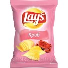 Чипсы картофельные со вкусом краба Lay's 120г Украина