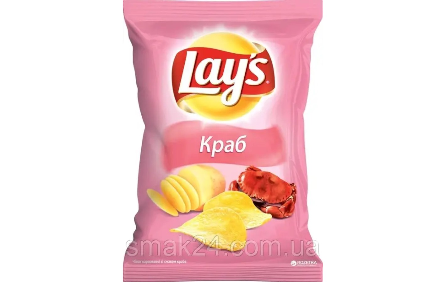 Чипсы картофельные со вкусом краба Lay's 120г Украина