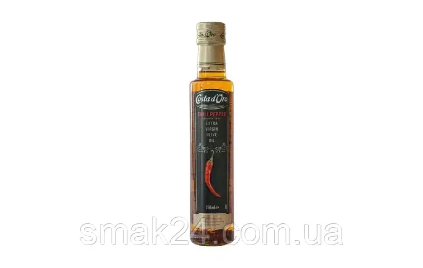 Оливковое масло со вкусом чили Costa d'Oro Chili Pepper extra virgin olive oil 250мл Италия