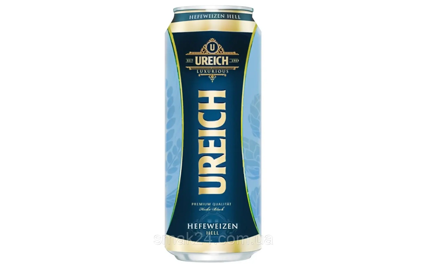 Пиво светлое нефильтрованное Ureich Hefeweizen Hell 5,2% 0.5л Германия