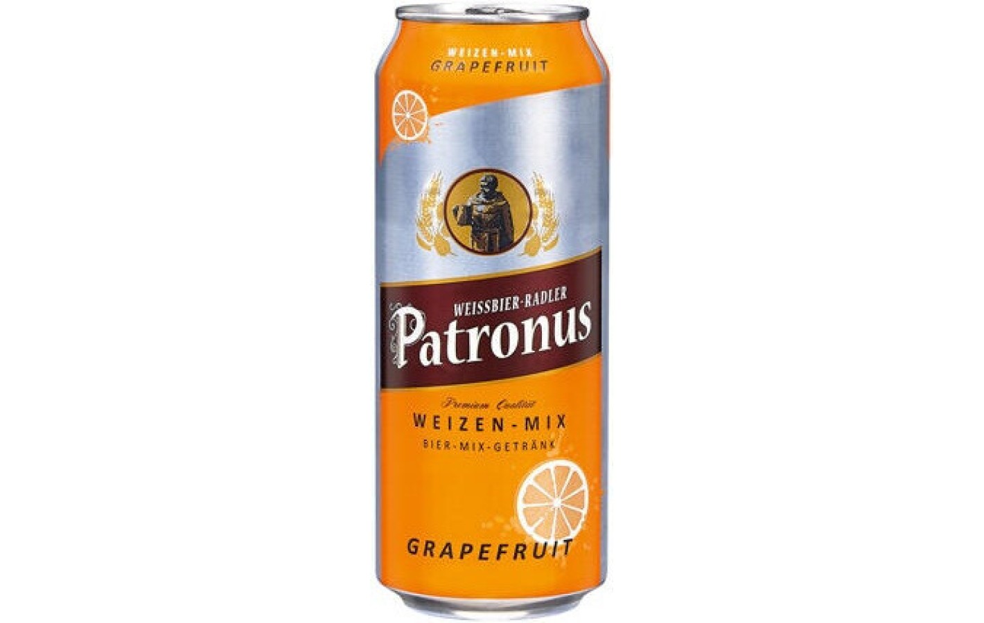 Пиво светлое нефильтрованное Patronus Weissbier-Radler Grapefruit 2.5% 0.5л Германия