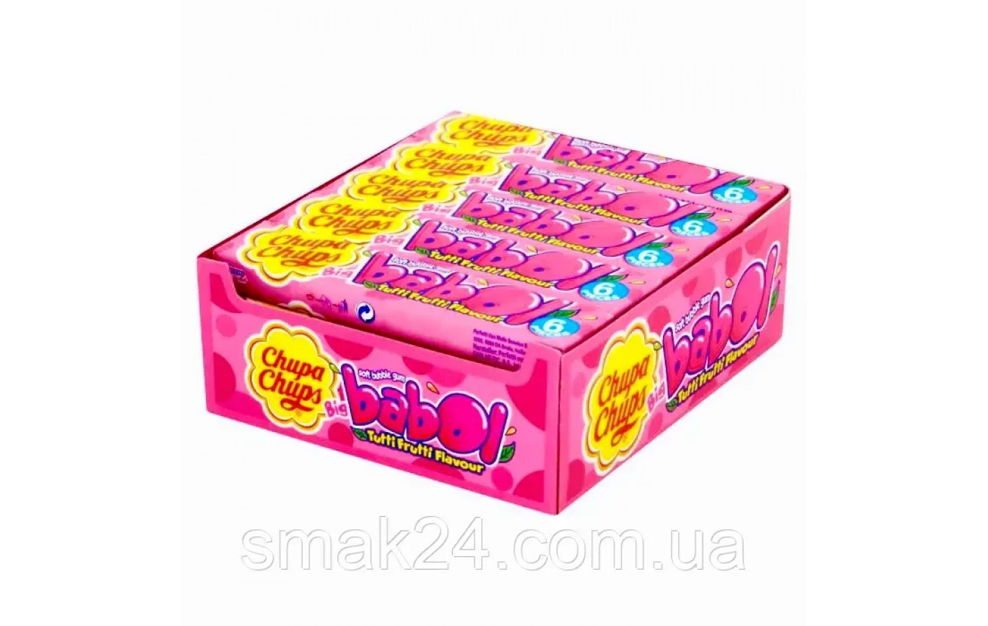 Жувальна гумка Chupa Chups Big Babol Tutti Frutti Flavour 27.6г Іспанія