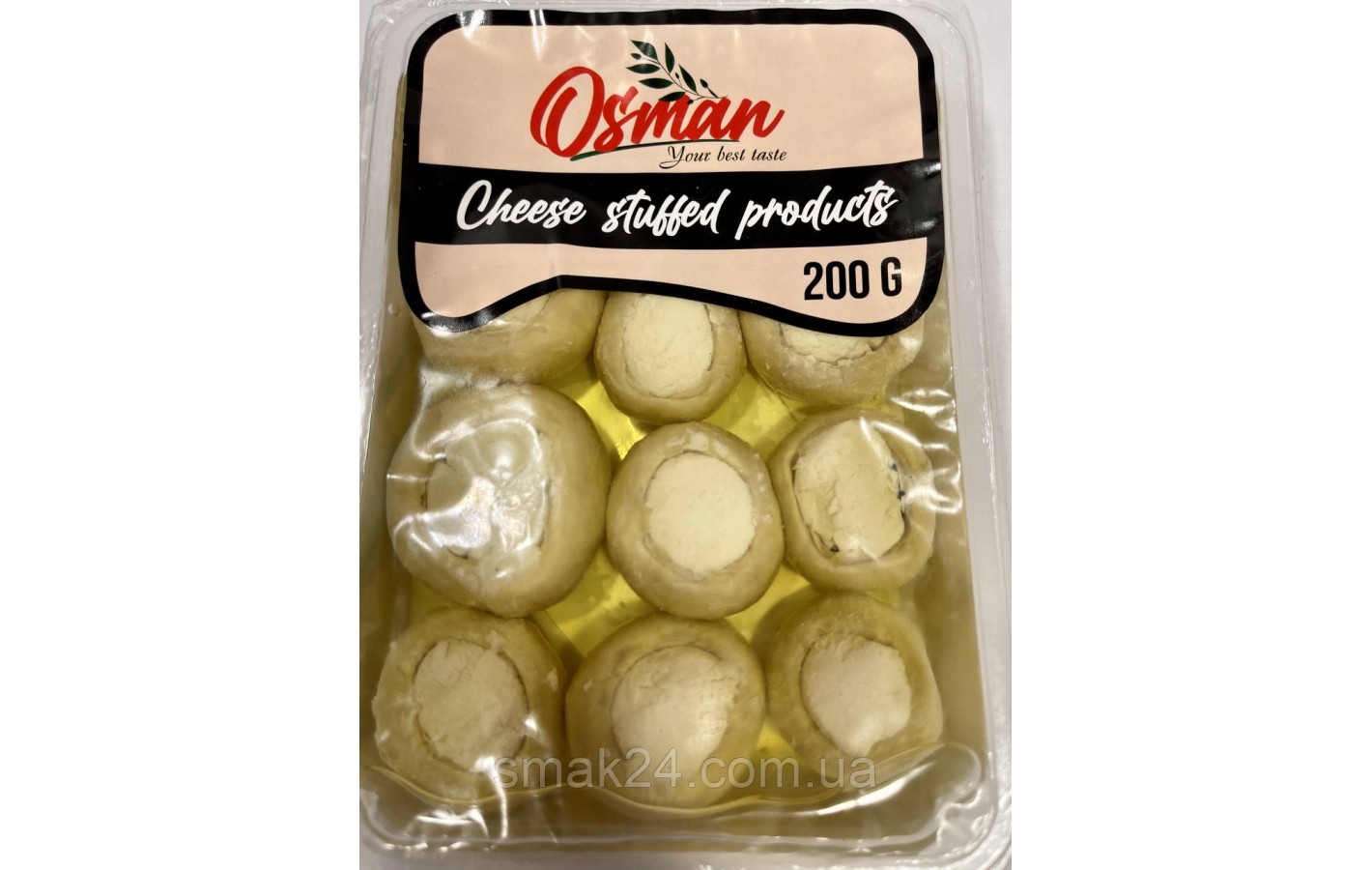 Шампиньоны маринованные и фаршированные сыром в подсолнечном масле Osman Chees Stuffed products 200г Турция