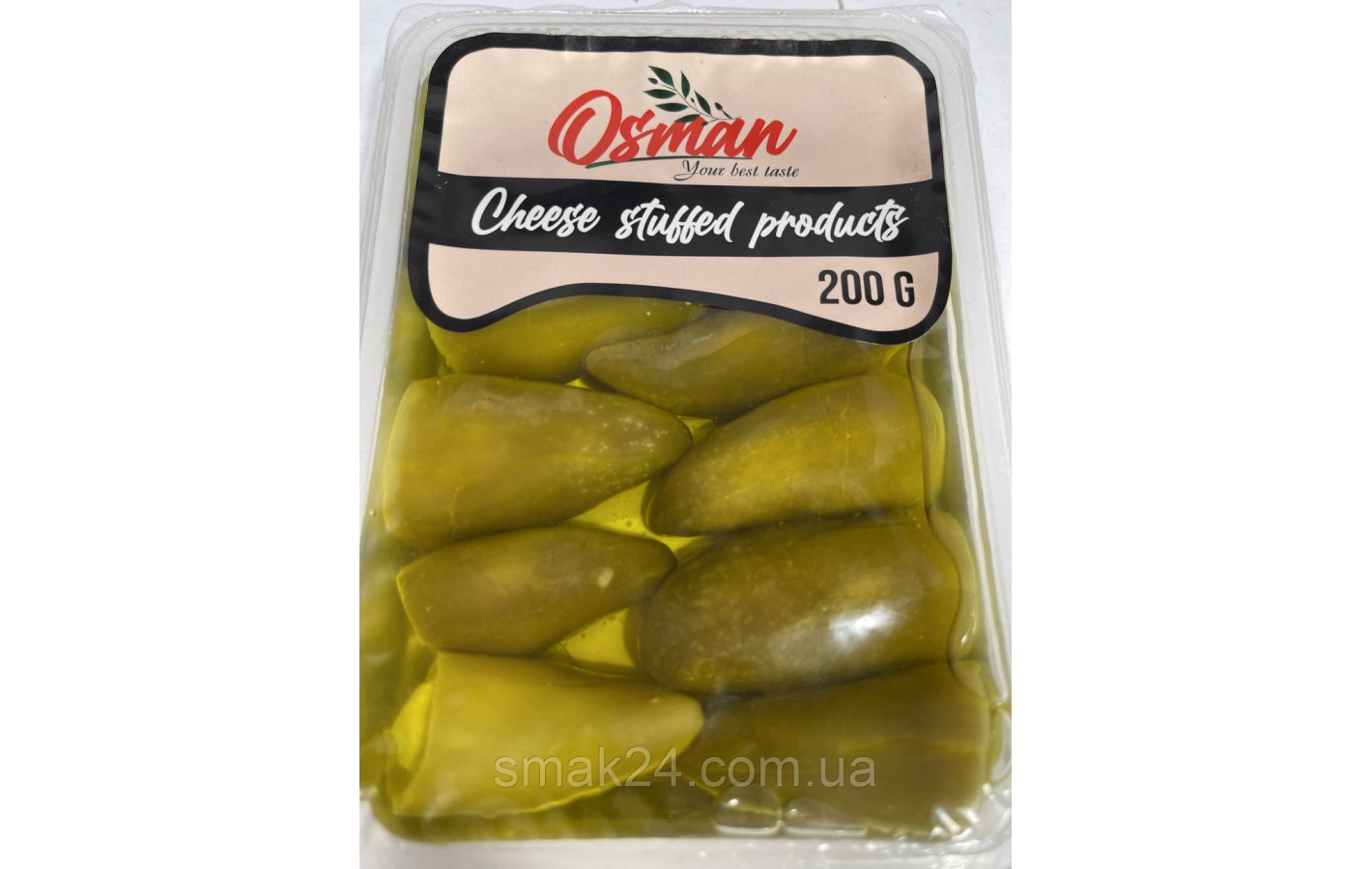 Перец халапенья фаршированный сыром в подсолнечном масле Osman Chees Stuffed products 200г Турция