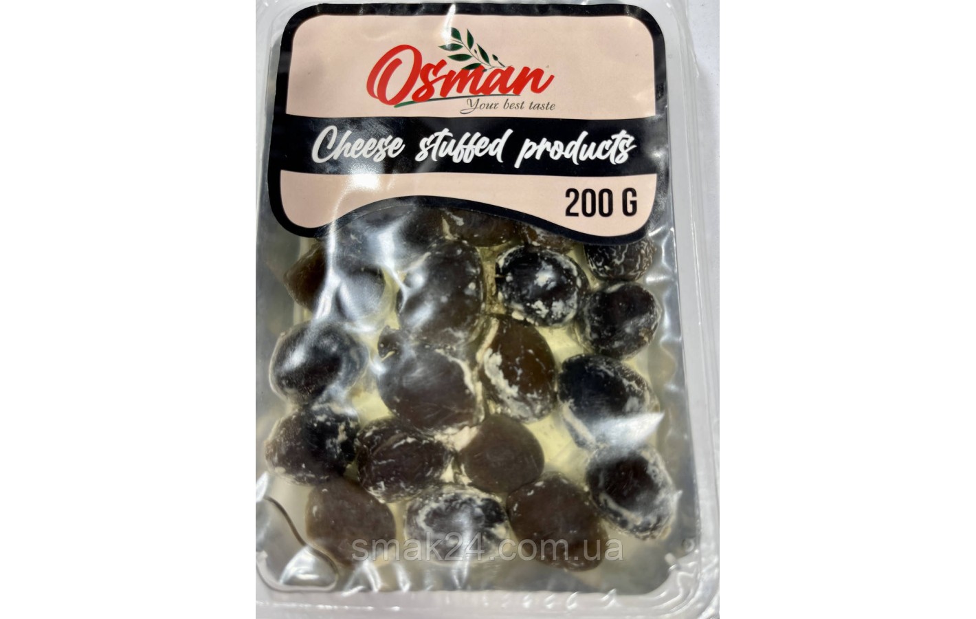 Маслины фаршированные сыром в подсолнечном масле Osman Chees Stuffed products 200г Турция