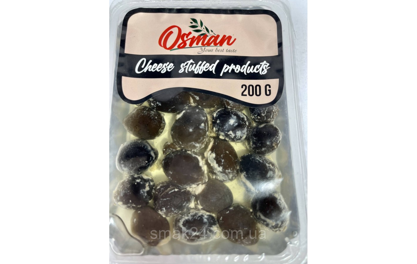 Маслины фаршированные сыром в подсолнечном масле Osman Chees Stuffed products 200г Турция