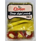Мікс перець фаршированих сиром 3 різновиди в соняшниковій олії Osman Chees Stuffed products 200 г Турц