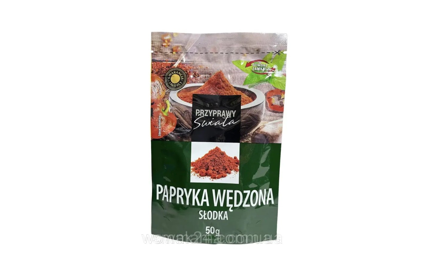 Паприка копчена солодка мелена Przyprawa Swiata Papryka Wedzona Slodka 50г Польща