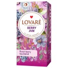 Чай ягодно-цветочный с лепестками цветов, малиной, смородиной, вишней Lovare Berry Jam (24х1.5г) 36г Украина
