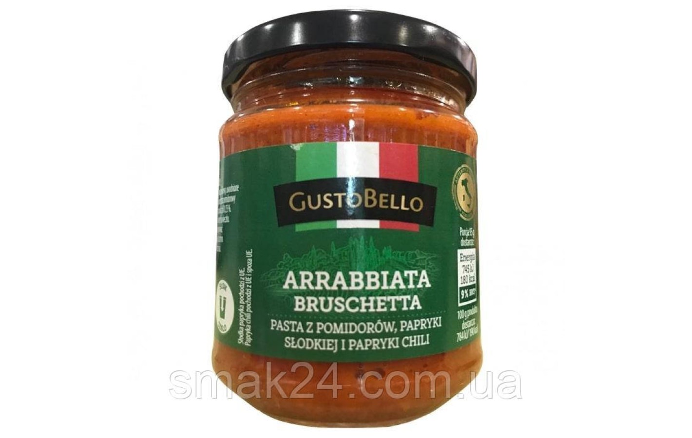 Соус острый для брускетты GustoBello Arrabbiata bruschetta 190г Италия