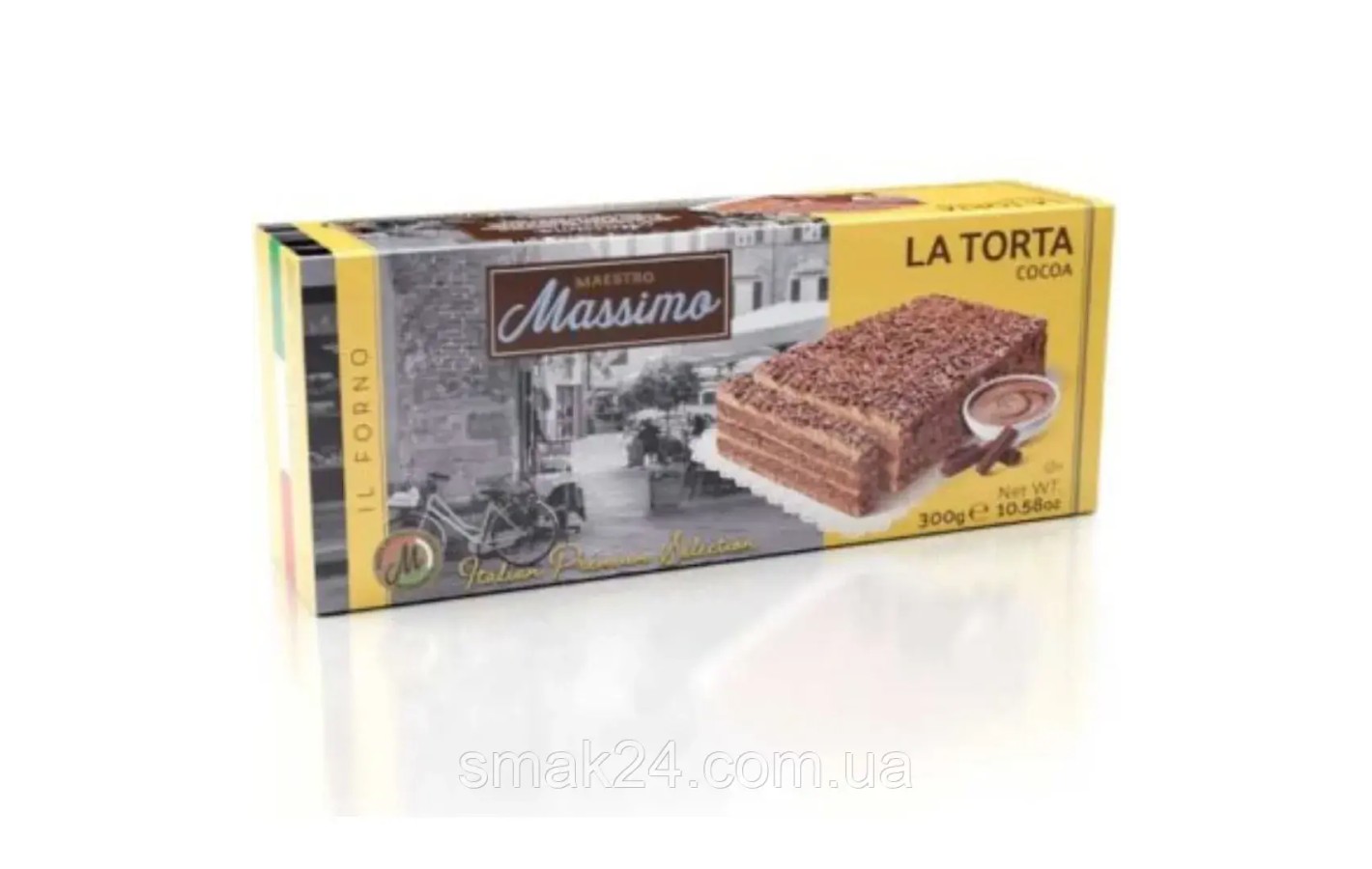 Торт с какао-кремом Maestro Massimo La Torta Cocoa 300г Италия