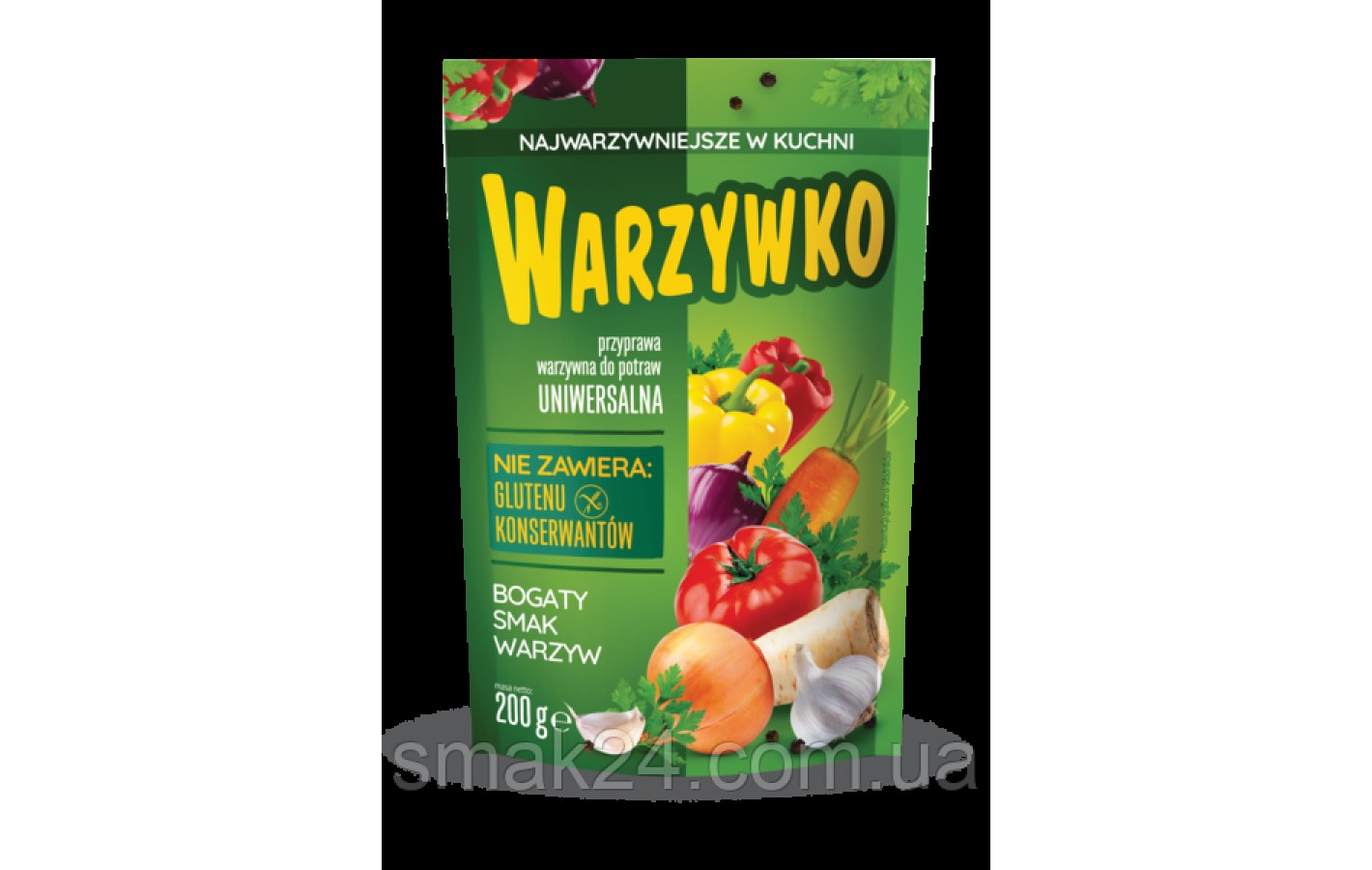 Приправа овочева універсальна БЕЗ ГЛЮТЕНА Warzywko 200 г Польща