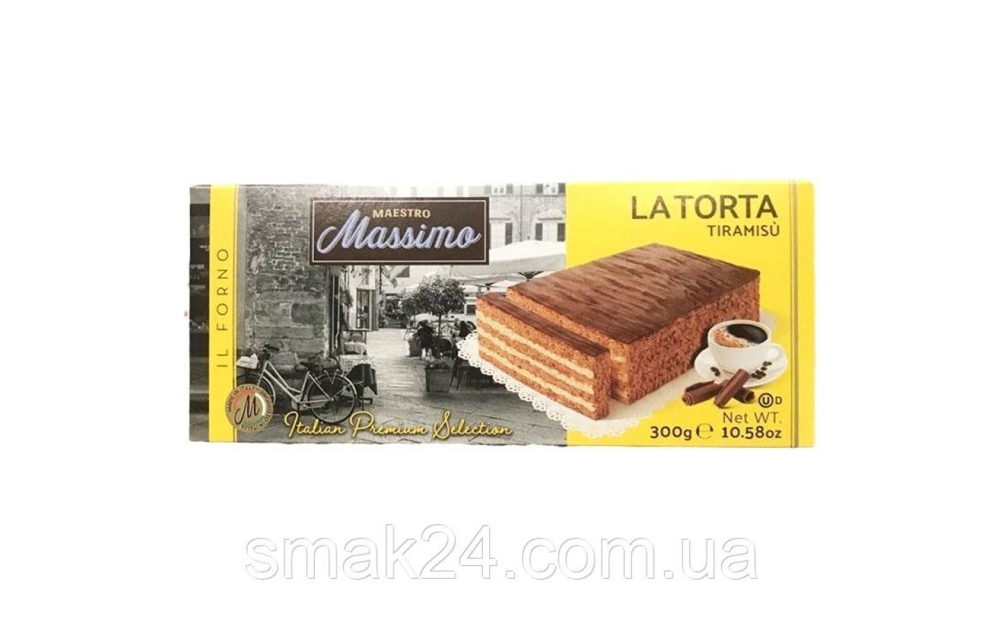 Торт з молочним кремом страчитела Maestro Massimo La Torta Stracciatella 300 г Італія