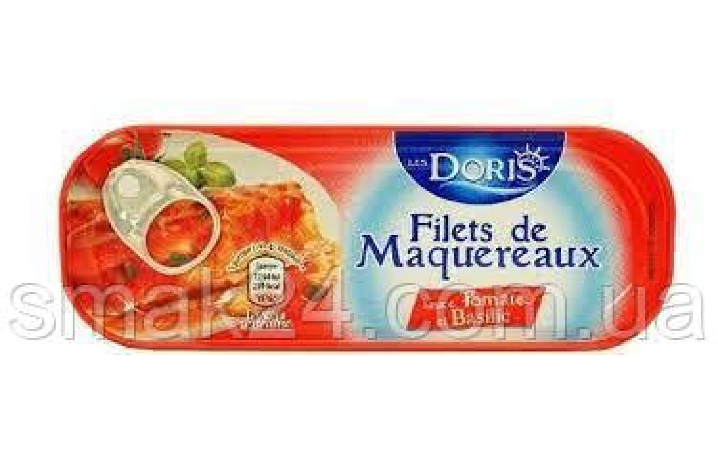 Филе макрели в томатном соусе с базиликом Les Doris Filets Maquereaux 169г Франция