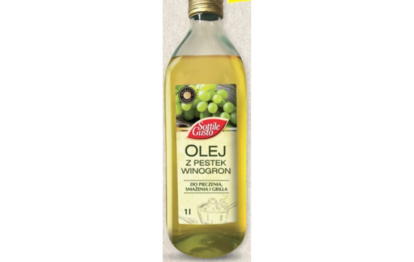 Олія виноградних кісточок Sottile Gusto Olej z pestek winogron 1л Португалія