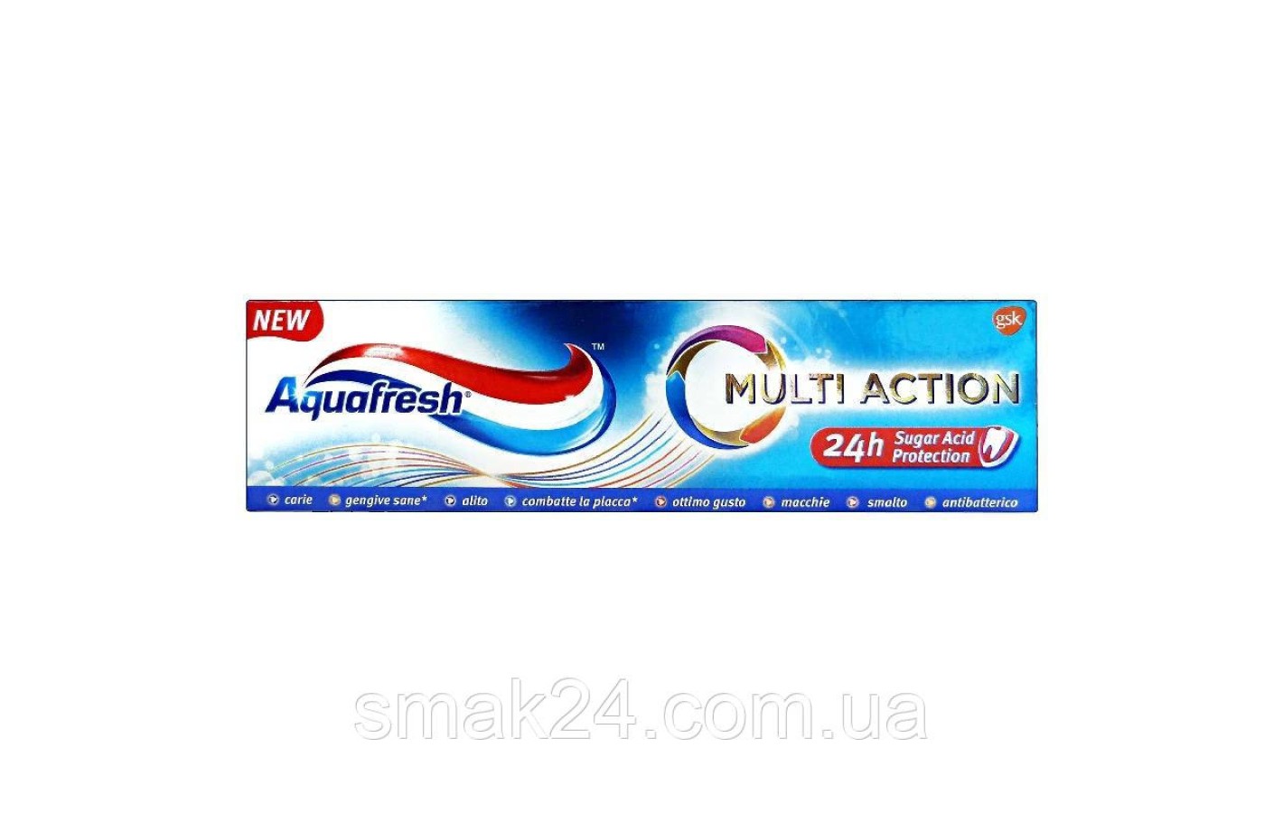 Зубная паста с фтором Aquafresh Multi Action 75мл Италия