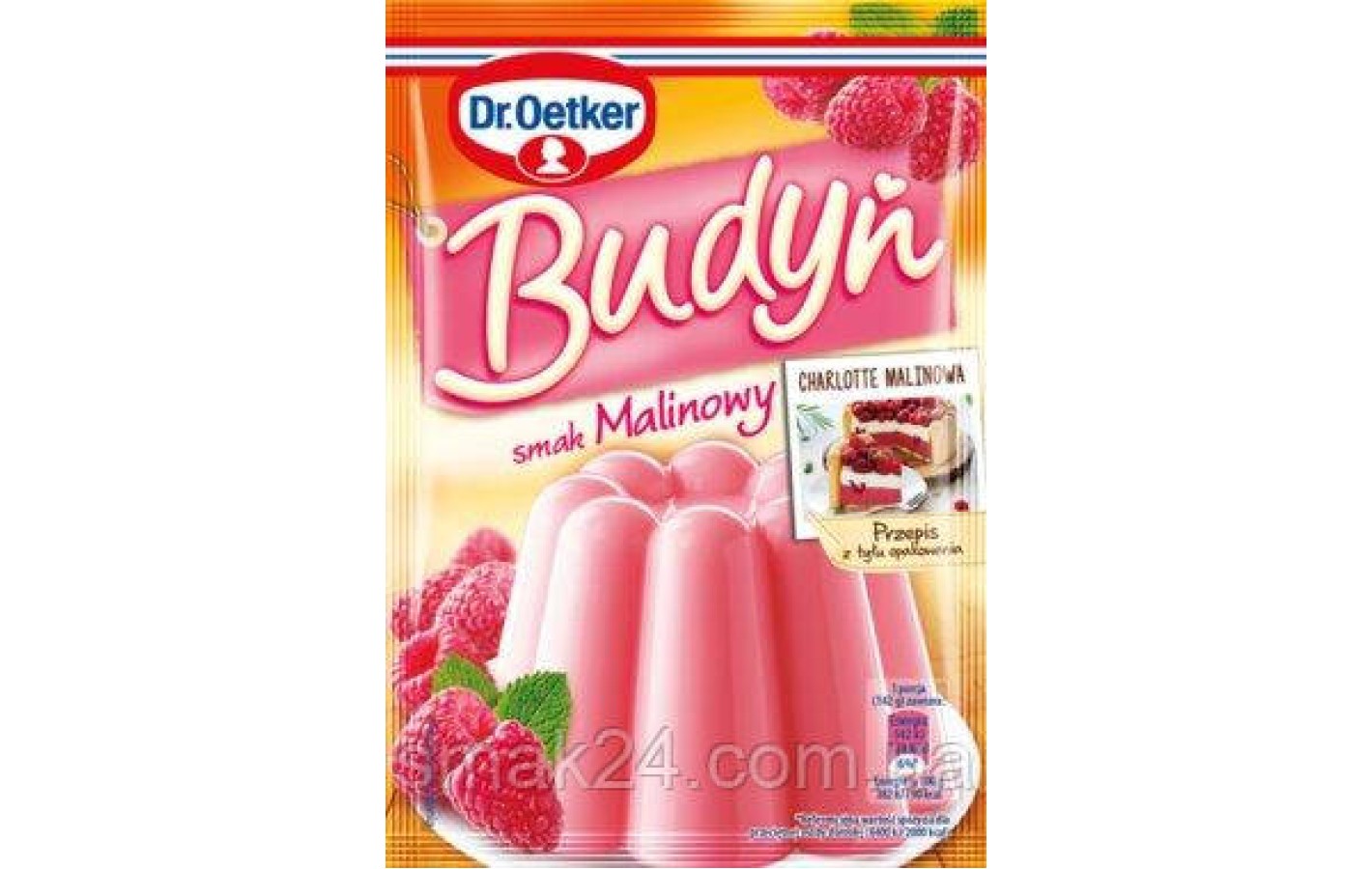 Пудинг Малиновий Dr.Oetker Budyn smak Malinowy 40 г Польща