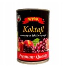 Фруктовий коктейль у легкому сиропі M&K Koktajl Owocowy w syropie 410 г Польща
