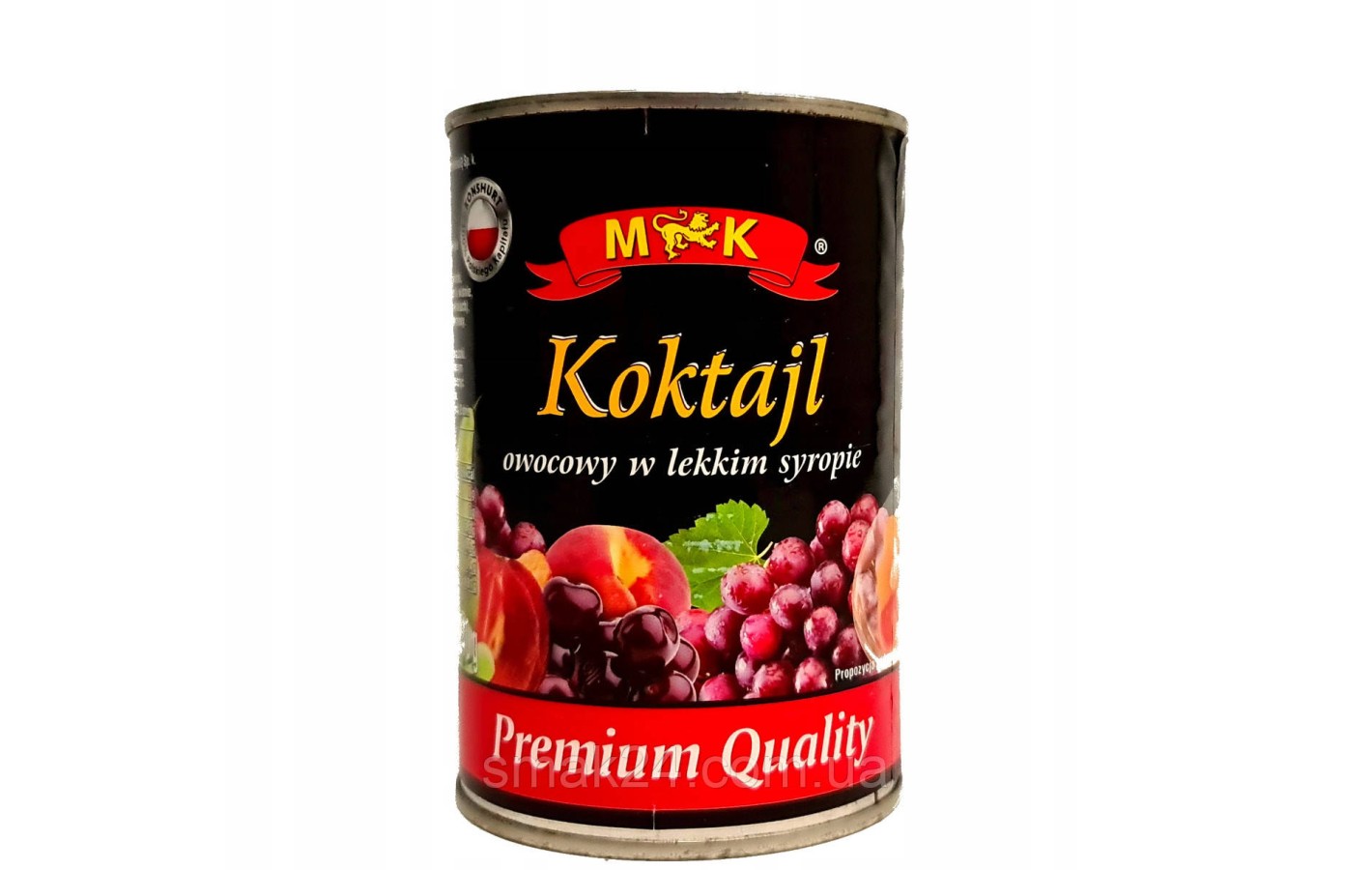 Фруктовий коктейль у легкому сиропі M&K Koktajl Owocowy w syropie 410 г Польща