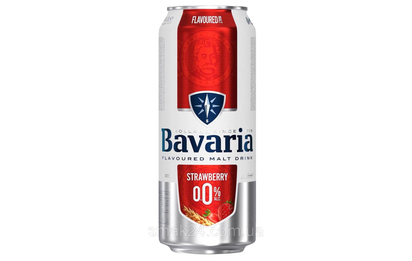 Пиво світле фільтроване безалкогольне Bavaria Strawberry 0% 0,5л Нідерланди