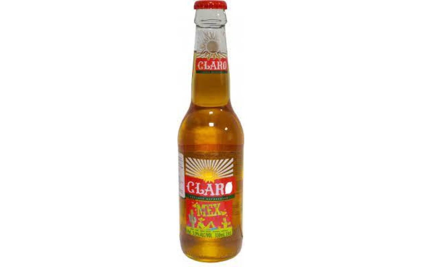 Пиво светлое пастеризованное Claro Mex 5.9% 0.33л стекло Нидерланды