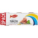 Тунец в подсолнечном масле Graal Jednolity Tunczyk w oleju roslinnym (3x80г) 240г Польша