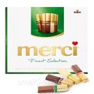 Шоколад Ассорти с миндалем (4 вкуса) Storck Merci Finest Selection 250г Германия