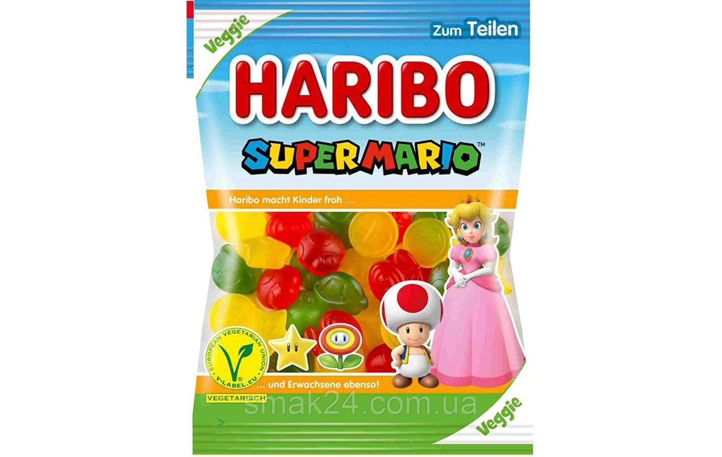 Желейные конфеты Haribo Super Mario 175г Германия