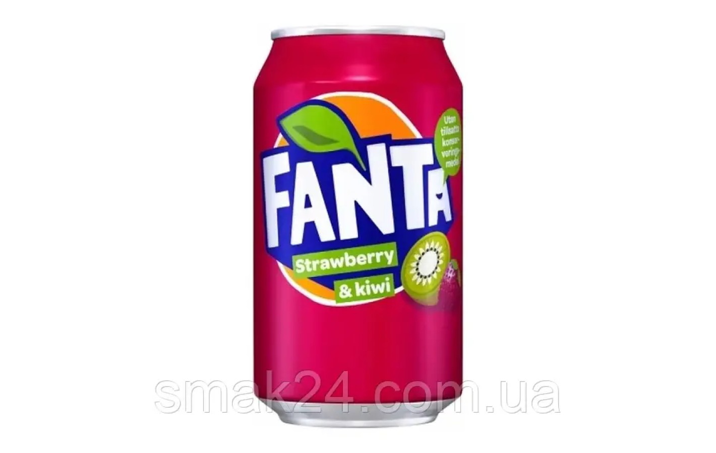 Напиток сильногазированный Fanta Strawberry & Kiwi 330мл Дания