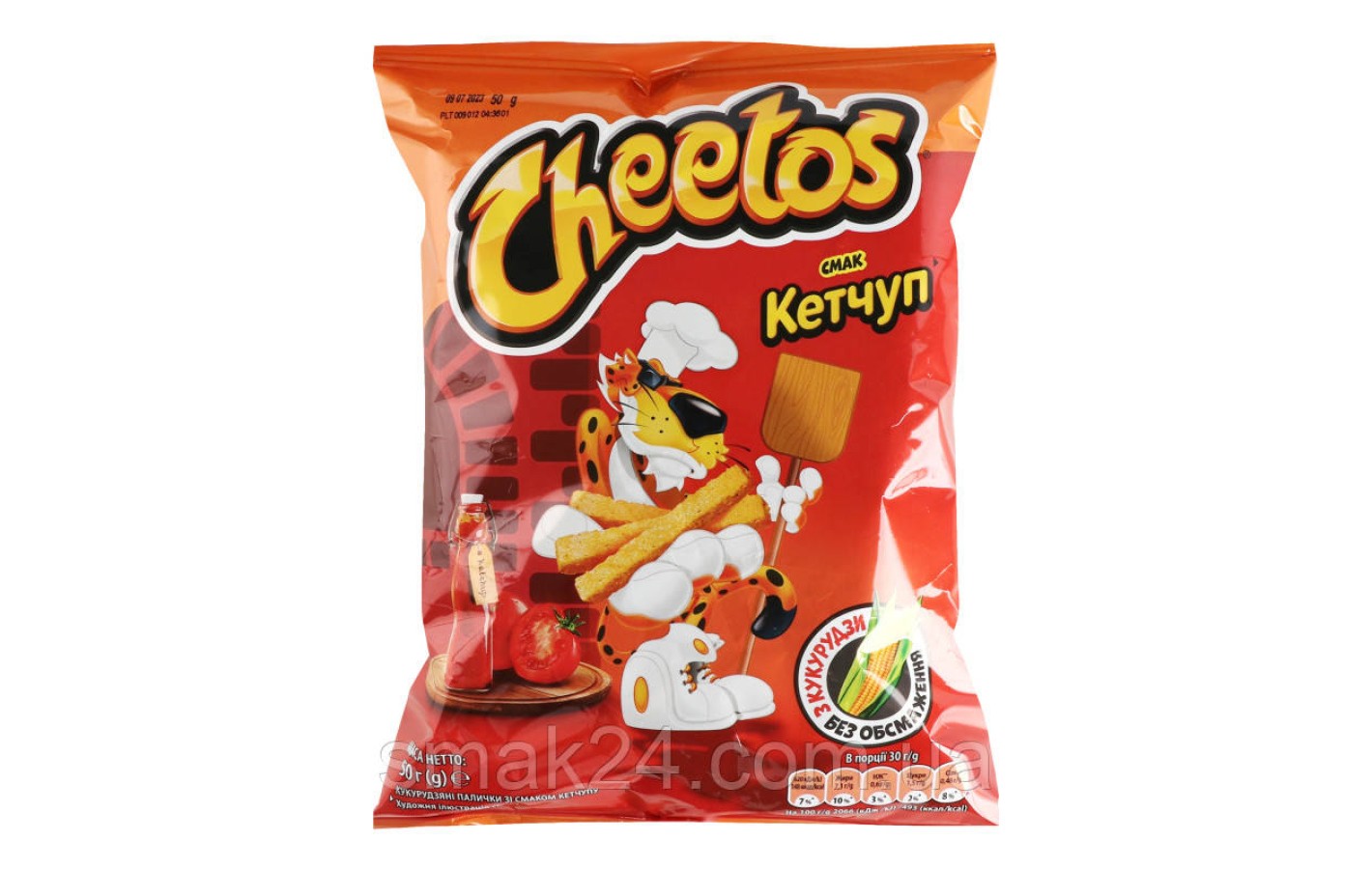Палички кукурудзяні зі смаком кетчупу Cheetos 50 г Україна