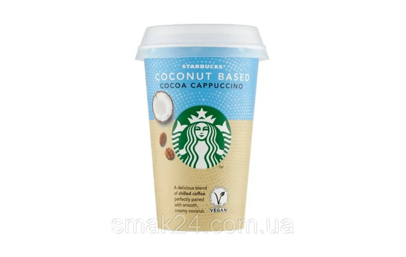 Холодный кофе Starbucks Coconut Based Cocoa Cappuccino 220 мл Дания