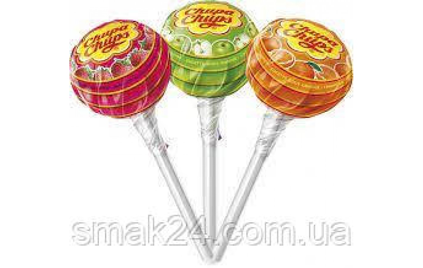 Конфеты на палочке Чупа Чупс пять вкусов Chupa Chups 3кг(250шт) Испания
