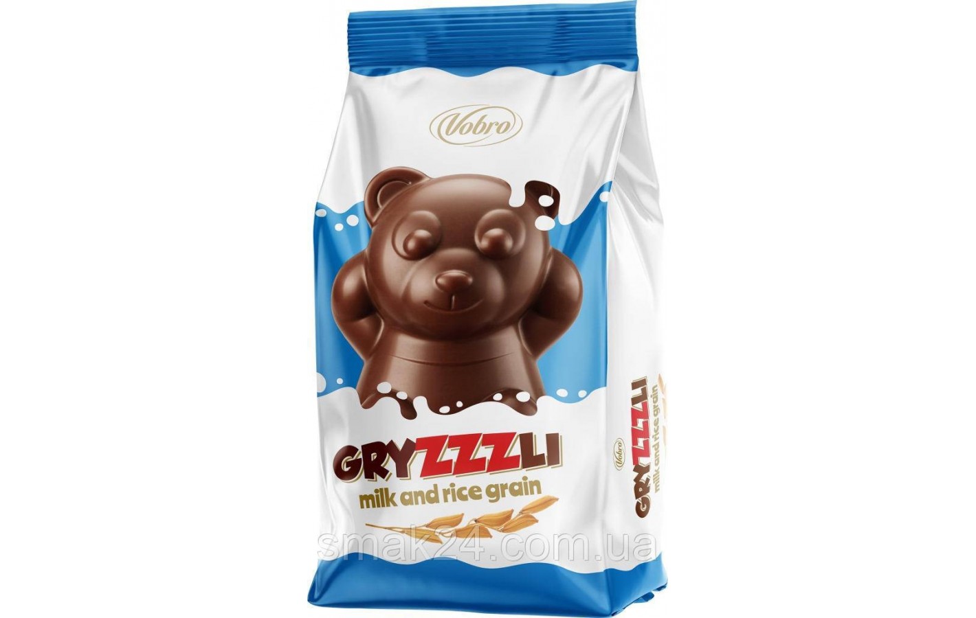Шоколадные конфеты  Мишка Гризли Vobro Gryzzzli 1кг (58-60шт) Польша
