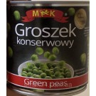 Зелений горошок консервований M&K 240/400 г Польща