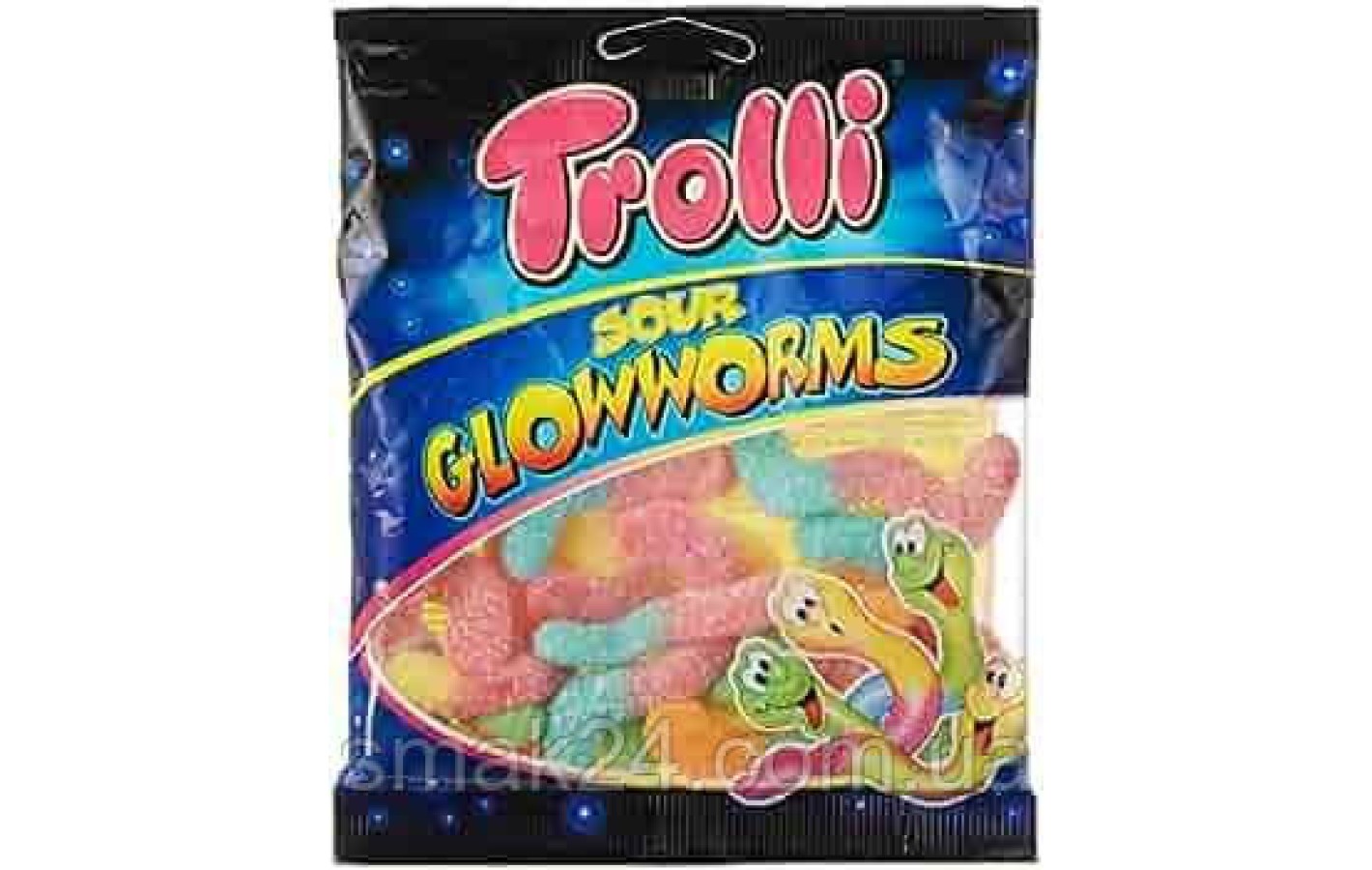 Желейні цукерки Кислі Світлячки Trolli Saure Gluhwurmchen 10 г Німеччина