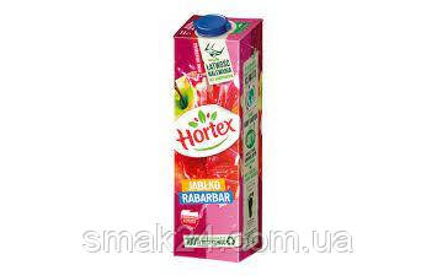 Напиток соковый Яблоко-Ревень  Hortex Jablko Rabarbar 1л  Польша